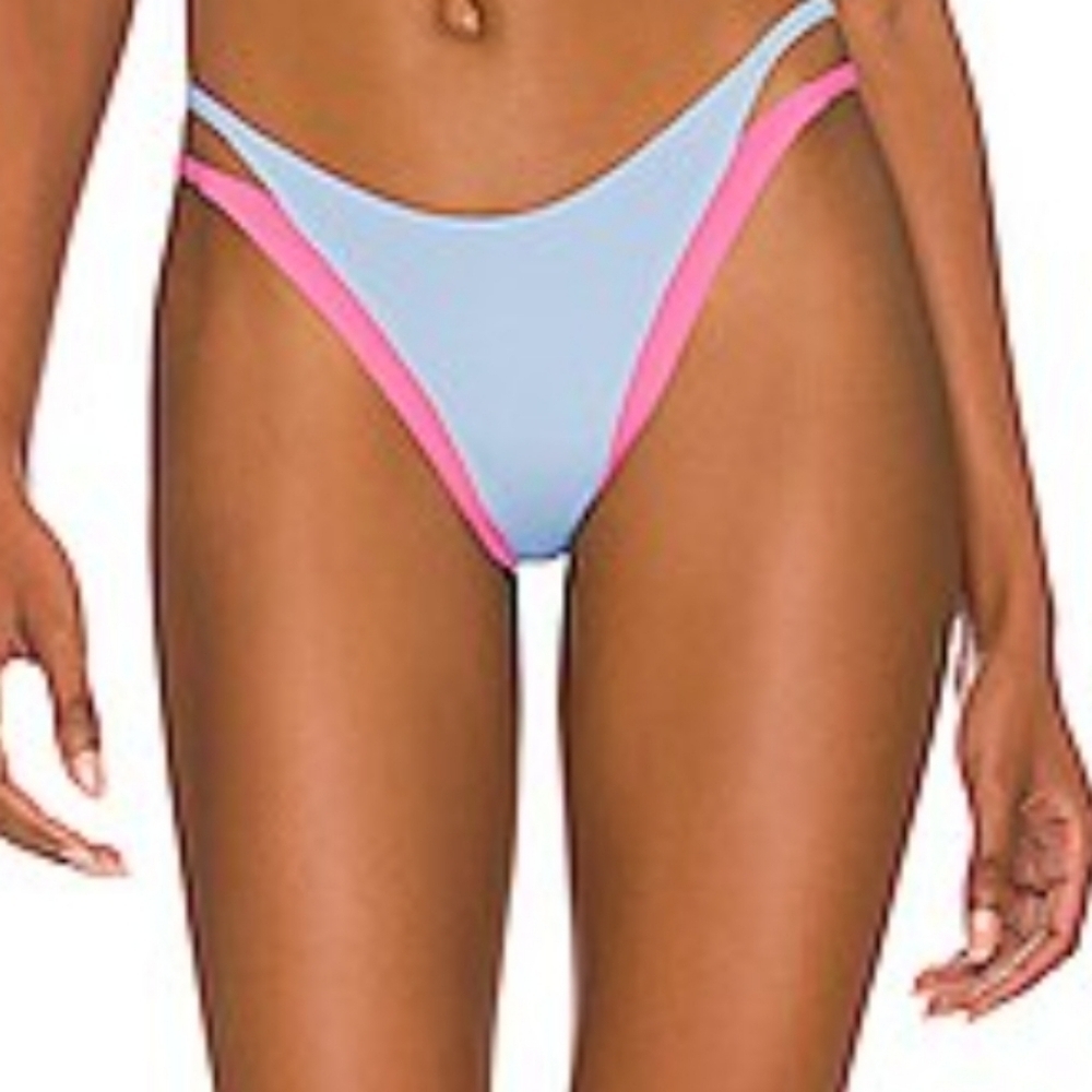 NWOT L Space Women Anthropologie Bitsy Cut Swim bottom sz L